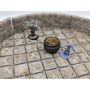 28Piece Hoard Room Terrain for D&D and RPG Tabletop Games (Magnetic or Openlock)